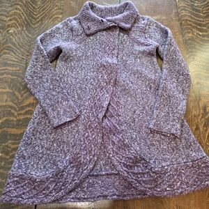 Prana Purple Textured Knit Top
